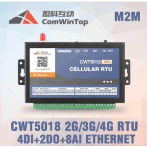China RS 485 communication and 4-20mA analog input CWT5018 gsm gprs modbus ethenet controller supplier