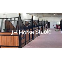 China Customized Size 14 Foot Horse Stall Fronts Infill Bamboo Steel Frame on sale