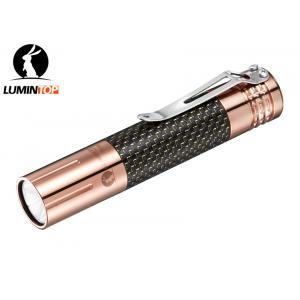 Portable Lumintop Prince Copper Flashlight , 18650 Battery Mini LED Torch Light