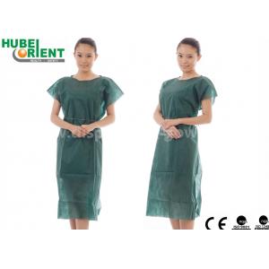 Sleeveless 40gsm Non Woven Patient Gown For Operation Room