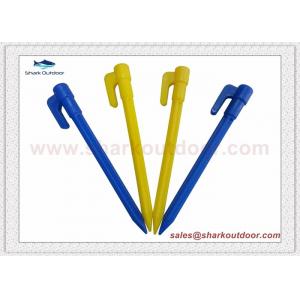 High quality PP or ABS plastic tent peg for outdoor camping  6 in.