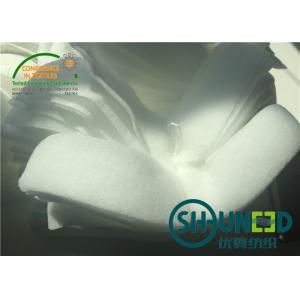 China Ladies Wear Sleeve Head Roll Felt Fabric White Color For Apparel Industry supplier