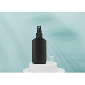 China Pet Square Flat Spray Fine Mist Bottles 120ml Black for perfume hand sanitizer supplier