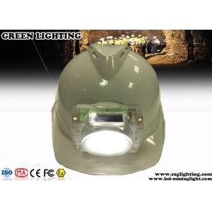 China IP68 Cordless Cap Lamp Mining 13000 Lux Brightness 3 Watt Lamp Power supplier