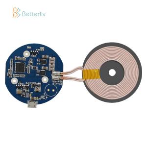 China OEM 5W Wireless Charger Pcba Circuit Board 3-8mm Transmission Distance supplier
