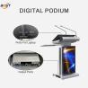 Smart Multimedia Podium with Adjustable Screen Angle 1920x1080 Resolution and Max Lifting Height 150mm
