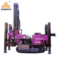 China Deep Water Drilling Rigs Borehole 180m Portable Hydraulic Water Well Drilling Rig on sale