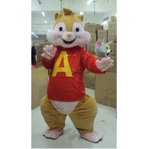 China High quality helmet squirrel chipmunk mascot kid animal costumes for theme park wholesale