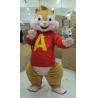 China High quality helmet squirrel chipmunk mascot kid animal costumes for theme park wholesale
