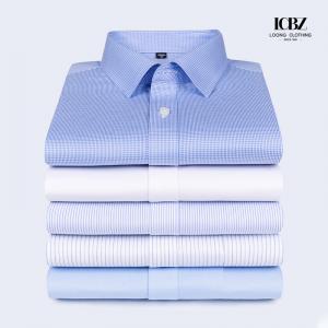 Digital Printing Fashion Men's Slim Fit Long-sleeved Shirt for Autumn Business Casual