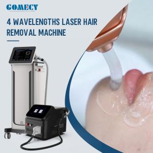 China White Diode Laser Machine 4 Wavelengths Laser Hair Removal Machine For Salon supplier