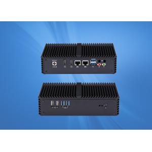 No Fan Industrial Mini PC With 2 Ethernet LAN Firewall Intel Core I3 4005U