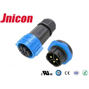 China 3 Pole High Current Waterproof Connectors Male To Female Panel Mount 50A High Voltage supplier