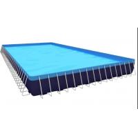 China Lightweight PVC Inflatable Swimming Pool With Metal Frame Home Use Indoor on sale