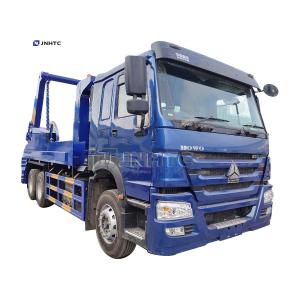 China HOWO 6x4 12cbm 15cbm Hydraulic Swing Arm Garbage Truck Euro2 Euro3 Container Garbage Bin supplier