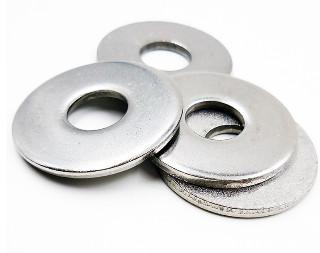 Heavy Duty Round Flat Washers Electric Carbon Steel Material Non Rust