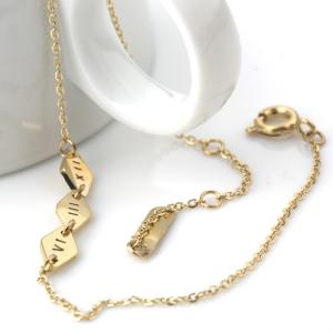 Luxury Jewelry Stainless Steel Gold Plated Irregular Bracelet for Women