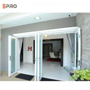 China Patio French Casement 4 Inch Aluminum Hinged Glass Door supplier