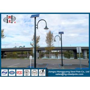 Solar Energy Decorative Street Lighting Pole , Garden Lamp Post