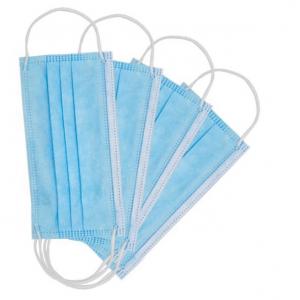 China Multi Layer Disposable Medical Mask With Adjustable Aluminum Nose Piece wholesale