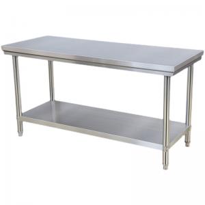 China Restaurant Kitchen Table Stainless Steel Workbench with 1.2/1.5/1.8/2.0M Length supplier