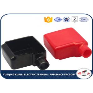 China Red / Black PVC Plastic Battery Terminal Covers For Protecting Cable Free Sample supplier