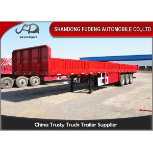 China Flatbed type side wall semi trailer and Container truck trailer for sale supplier