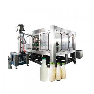 PE Bottle Food Grade Stainless Steel Aseptic Milk Filling Machine