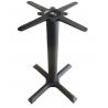 China Dia 3'' Cross Table Base Metal Bistro Table Leg ISO9001 Approved Cast Iron Black wholesale