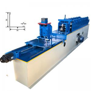 China 25*25mm Stud And Track Machine V Shape Angle Roll Forming Machine 4KW supplier