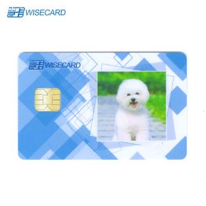 China Enterprise PVC Smart Card , Contactless Chip Card With Half Color Photography Process supplier