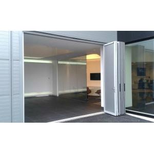 China Security Aluminum Folding Doors Manual / Automatic Open For Commercial Use supplier