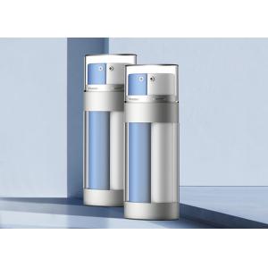 Oval Acrylic 30ml Double Tube Airless Bottle With Dispenser Pump