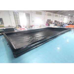 China PVC Portable Inflatable 6x3x0.2m Car Wash Containment Mat supplier