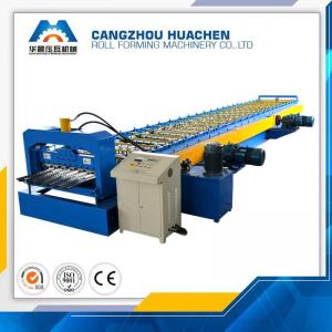 China Metal Floor Deck Roll Forming Machine Capacity 8-10m/Min , 12 Month Warranty supplier