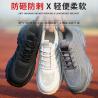 China Zapatos de seguridad Summer Light con tejido Flyknit y entresuela de Kevlar para botas de trabajo cómodas wholesale