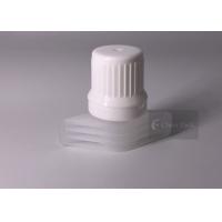 China Diameter 9.6mm Matetrial PE White Color Plastic Spout Cap For Jelly Bag on sale