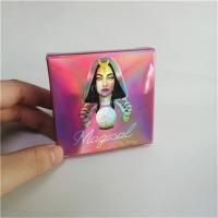 China Pink Eyelash Hot Stamping Offset Printing Holographic Paper Box on sale