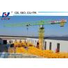 China 40m Freestanding Height Topless Tower Cranes QTP80(5515) Model Tower Crane 6tons Block Mast Section Self Climbing Crane wholesale