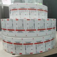 China Self Adhesive Blood Tube Labels Polypropylene Film Lab Tube Labels on sale