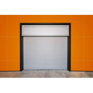 High Security High Speed PVC Roll Up Rapid Shutter Door 304 Stainless Steel Interior Aluminum Zippe