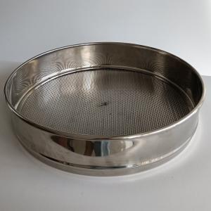 China Double Layer 350mm SUS304 Soil Testing Sieves Machine Stamped Frame wholesale