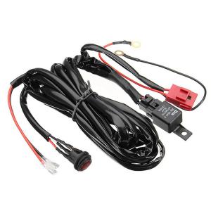 China Car Automotive Fog Light Wiring Harness Loom Offroad LED Bar Cable supplier