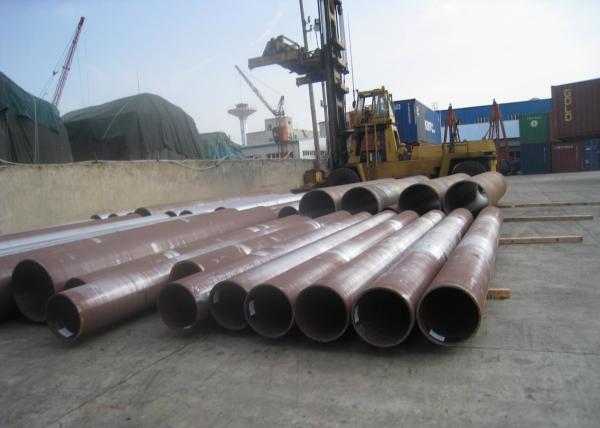 Round Hot Rolled Seamless Steel Tube 56'' Large Caliber Heavy Thickness For