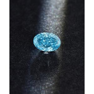 VVS1-VS2 Diamond Cultivated Diamonds lâche ovale bleu 10 Mohs