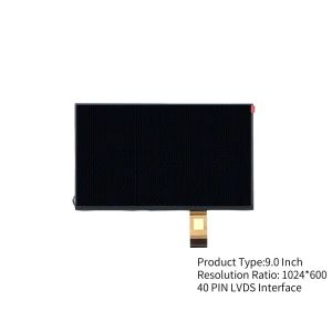 1024x600 Résolution Panneau IPS TFT 500nits Écran LVDS 9 pouces