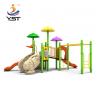 Outdoor LLDPE Children Playground Equipment Slides With 114mm Post