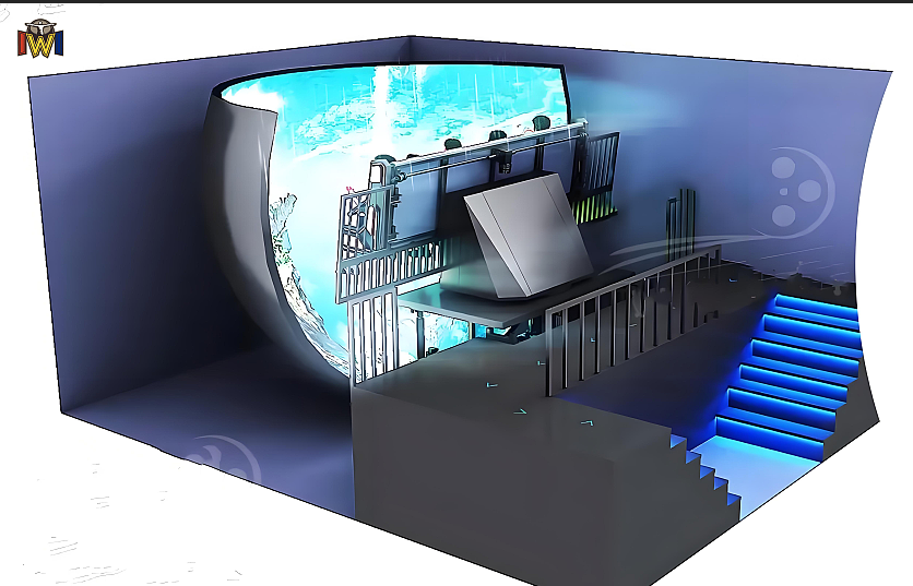 China State-of-the-Art VR Dome Cinema with 4K to 8K Resolution, 6800 ANSI Lumens, and 150 Degrees Vertical Perspective for Immersive Theme Park Experiences wholesale