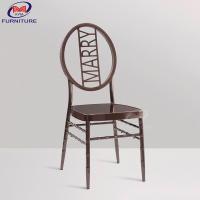 China Stackable O Back Black Wedding Chiavari Chair For Hotel on sale