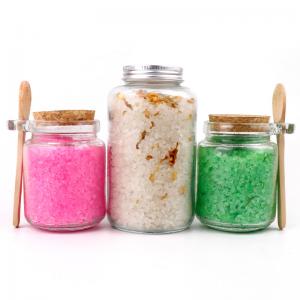 China Aromatherapy Scented Dead Sea Salt Bath , Natural Himalayan Mineral Foot Scrub Soak Salt supplier